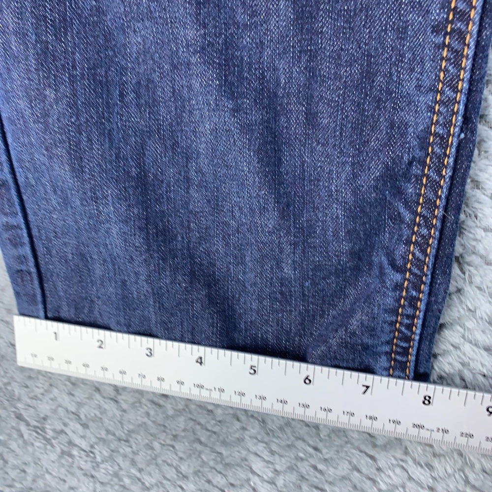 Levis 541 Jeans Mens 36x32 Blue Athletic Tapered Leg Dark Wash Stretch Denim - Picture 6 of 9